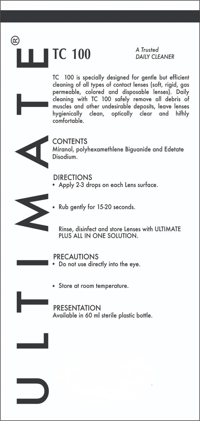 DAILY CONTACT LENS CLEANER ( TC100 )
