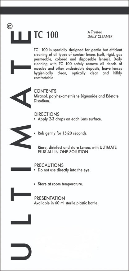 DAILY CONTACT LENS CLEANER ( TC100 )