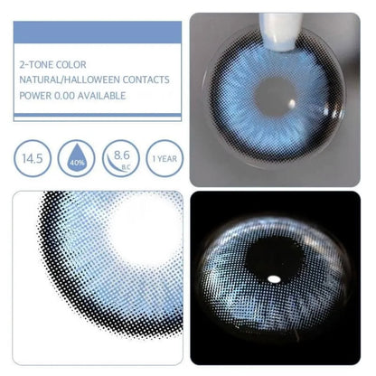 Blue color lenses